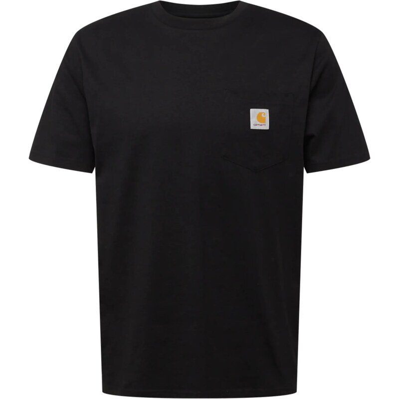 Carhartt WIP Tričko citronově žlutá / černá / bílá