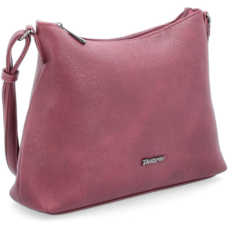 Kabelka ze syntetické kůže crossbody Tangerin vínová 8029 BO 106554309