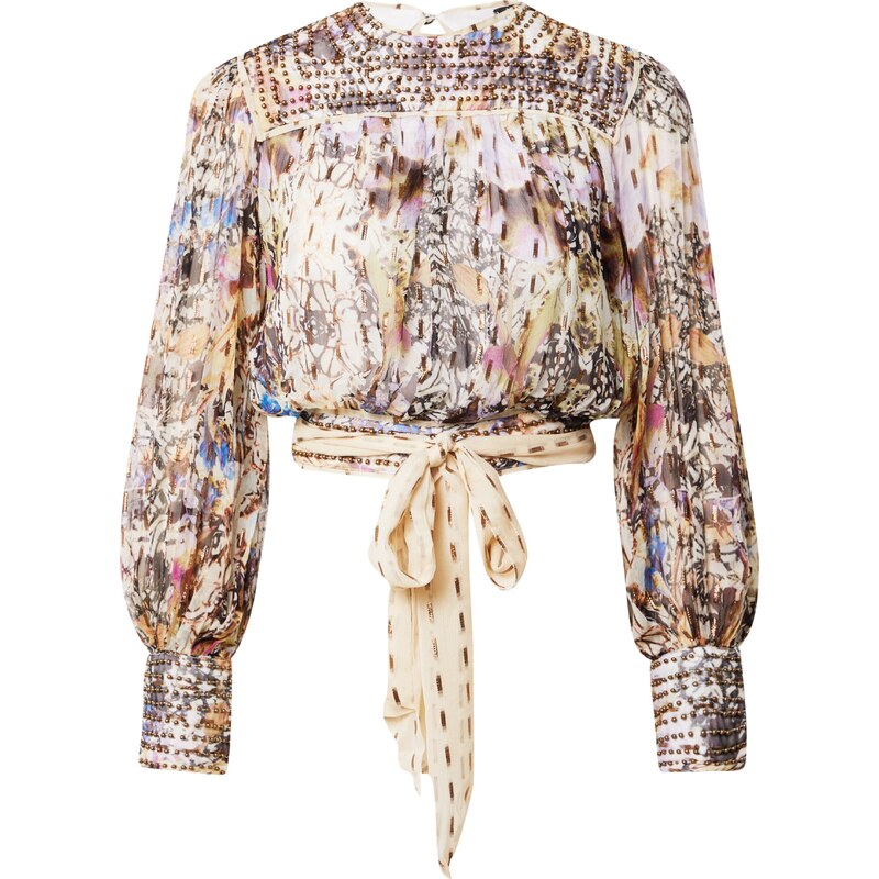 Karen Millen Halenka béžová / modrá / hnědá / fialová 109841754