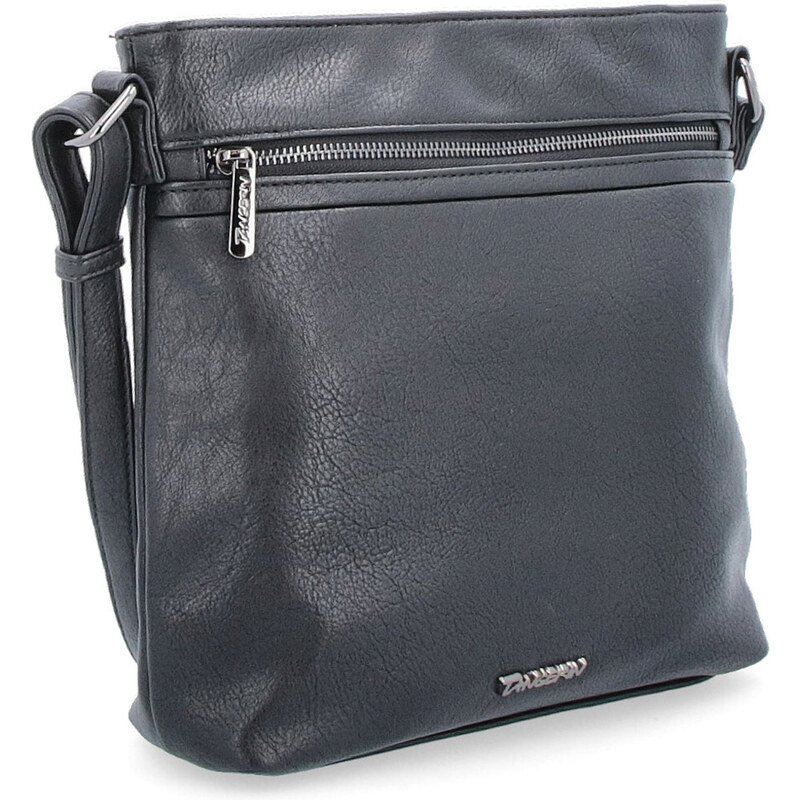 Kabelka ze syntetické kůže crossbody Tangerin černá 8022 C