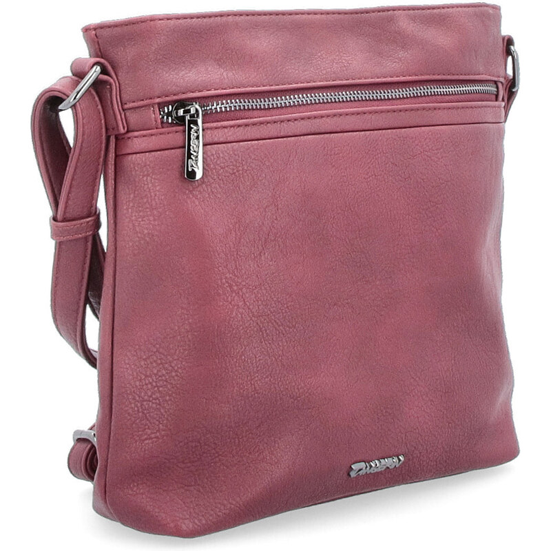 Kabelka ze syntetické kůže crossbody Tangerin vínová 8022 BO 106554326