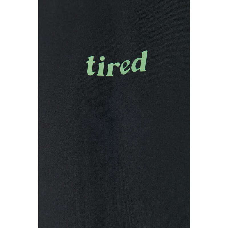 Trendyol Black Motto Printed 2 Thread Knitted Pajamas Set