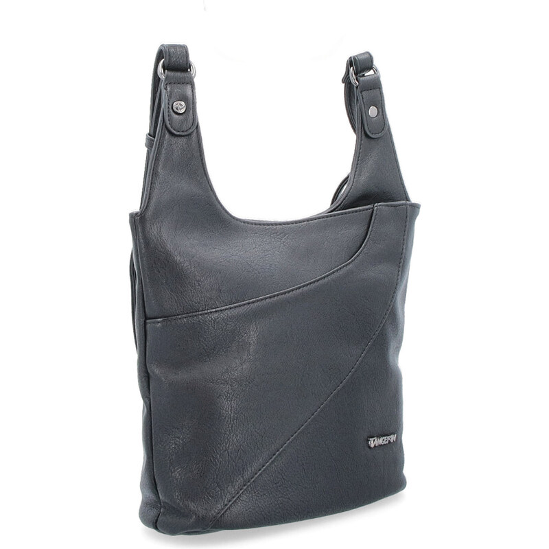 Kabelka ze syntetické kůže crossbody Tangerin černá 8026 C 106554315