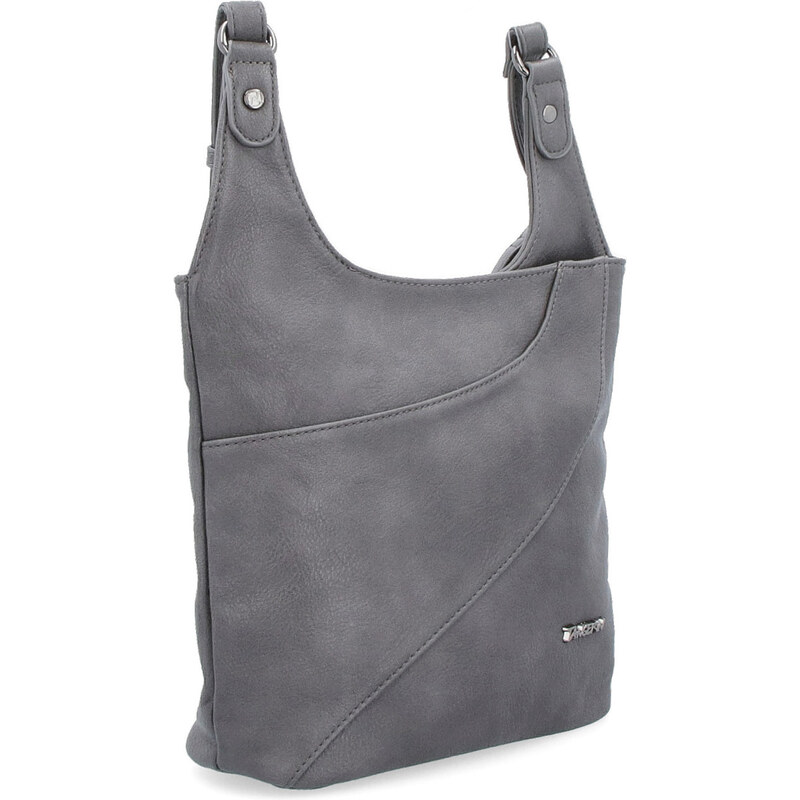 Kabelka ze syntetické kůže crossbody Tangerin šedá 8026 TS 106554312