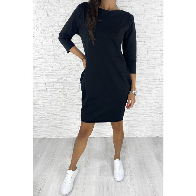 Moda Italia Šaty s 3/4 rukávem DL4872B 107727239