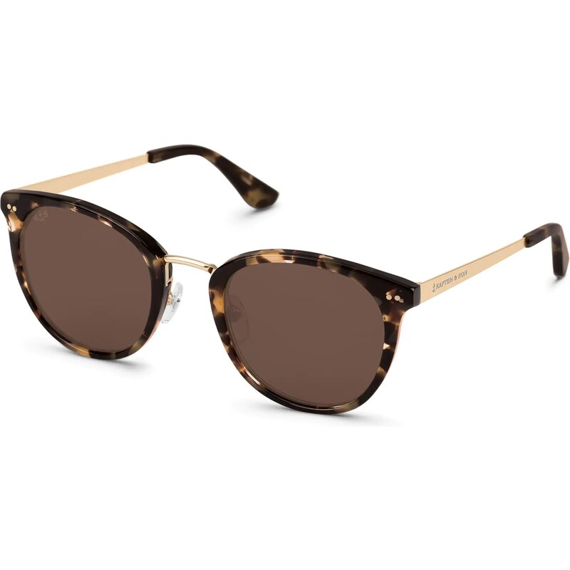 Kapten & Son Sluneční brýle Prague Amber Tortoise Brown hnědá /