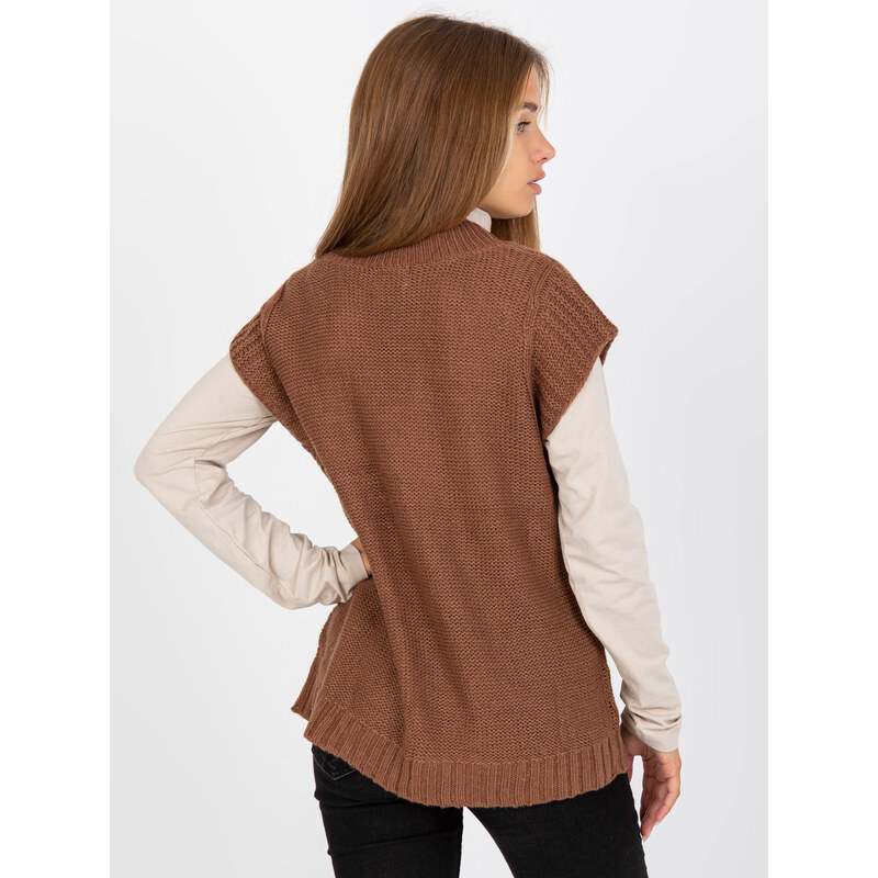 Sublevel Vest-D90027W90785B2-brown