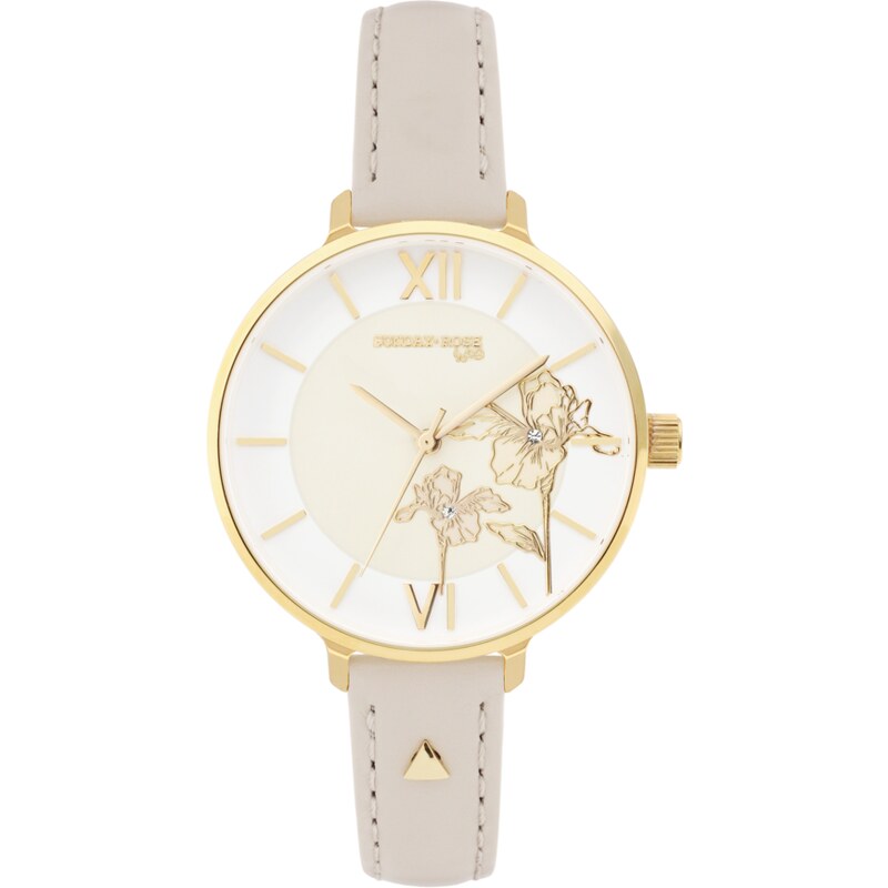 SUNDAY ROSE Dámské designové hodinky Fashion Iris Leather 102318006