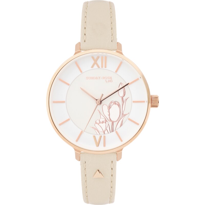 JVD SUNDAY ROSE Dámské luxusní designové hodinky SUNDAY ROSE