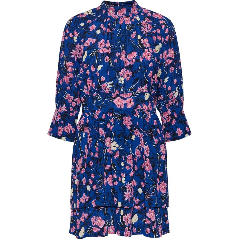 VERO MODA Šaty Gunna tmavě modrá / fuchsiová / růže / černá /