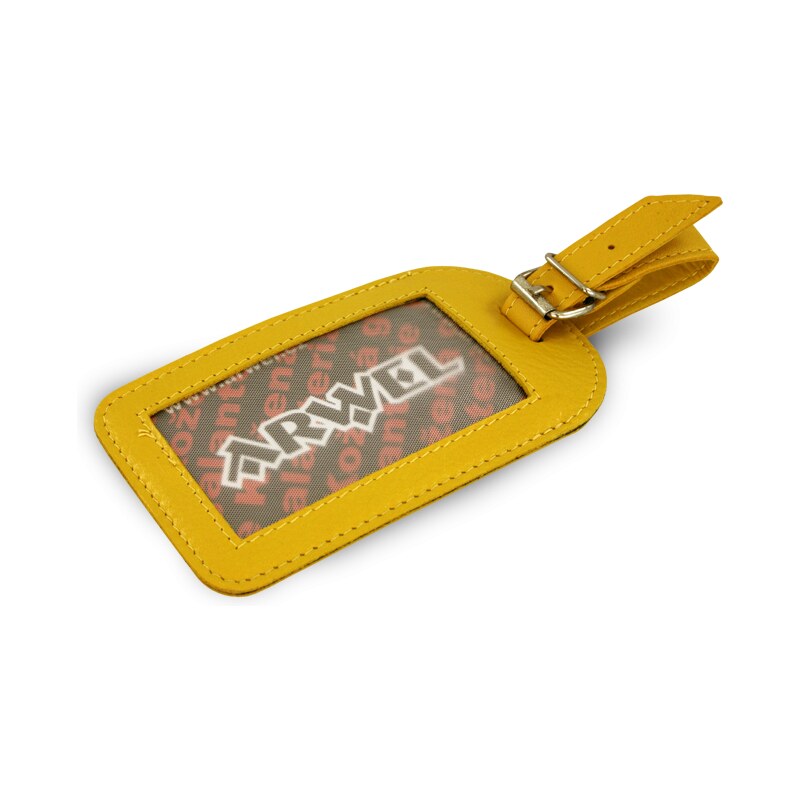 Arwel Žlutá kožená visačka na zavazadlo 619-5405-86 97330731