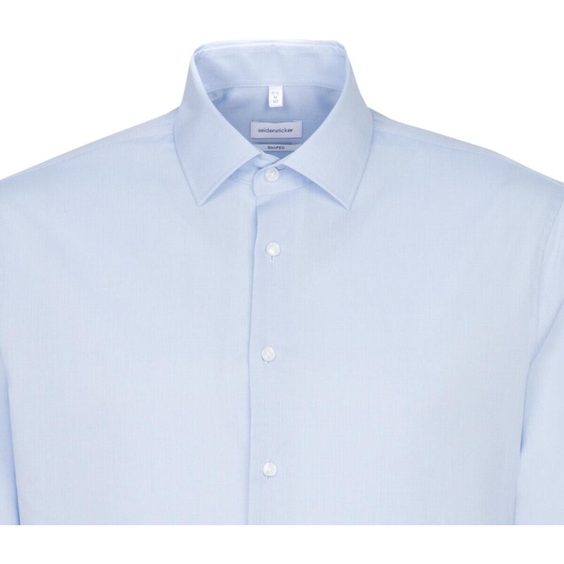 Pánská světle modrá nežehlivá košile Shaped fit Seidensticker
