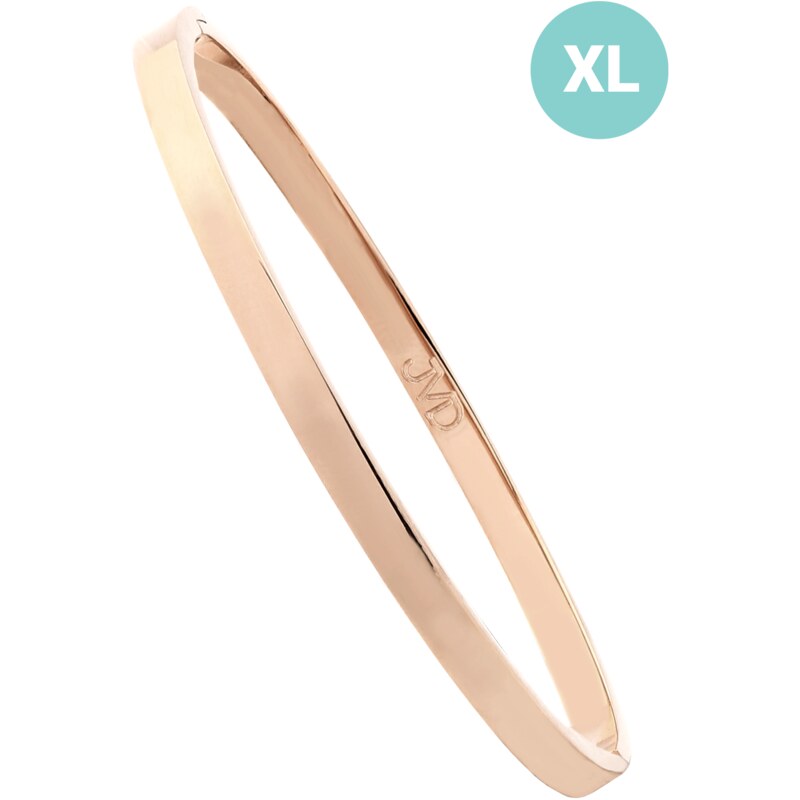 JVD Dámský rose gold pevný ocelový náramek JGB4RXL 73871139