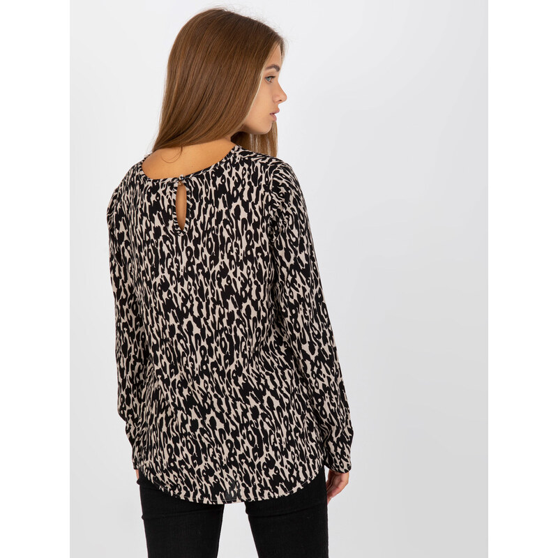 EIGHT 2 NINE Blouse-D73771M10971AEN-black-beige