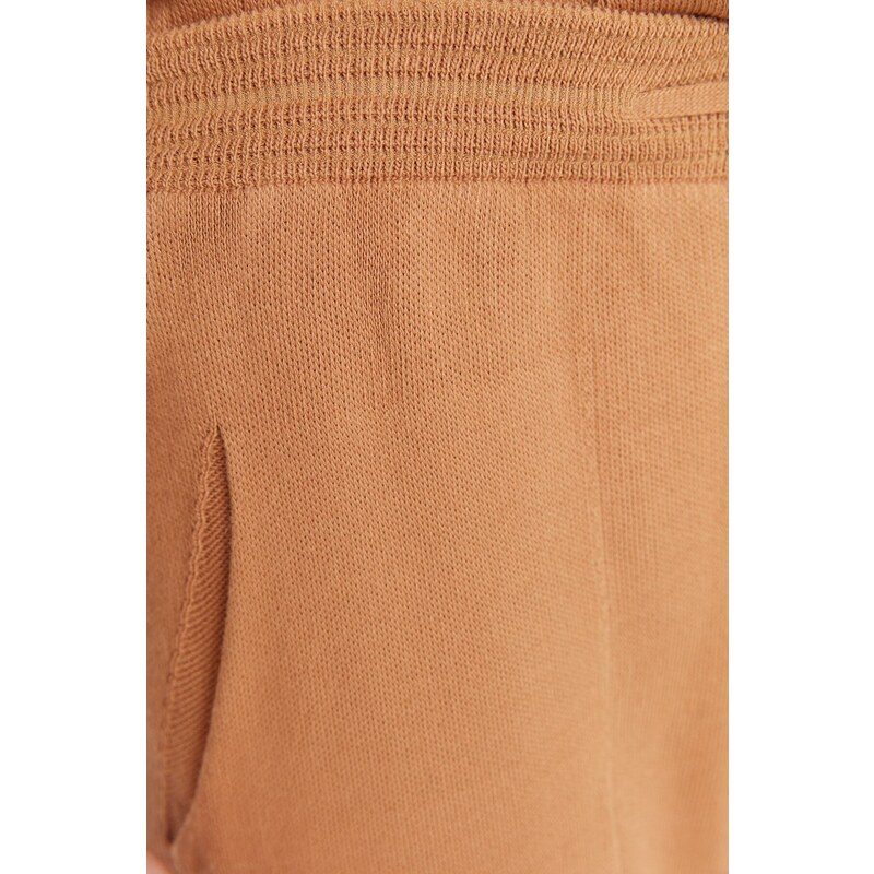 Trendyol Camel Mens Carrot Fit Sweater Pants