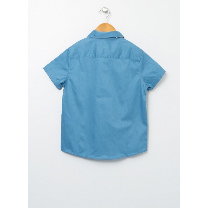 Koton Short Sleeve Shirt With Bow Tie Cotton