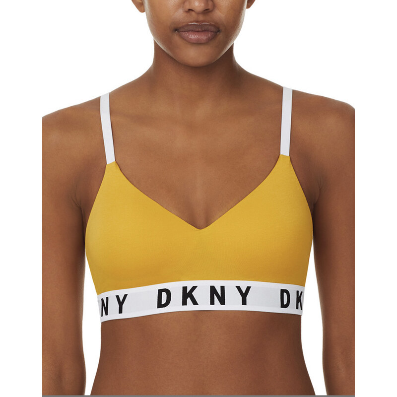 DKNY Cozy Boyfriend push-up podprsenka - GoldenROD