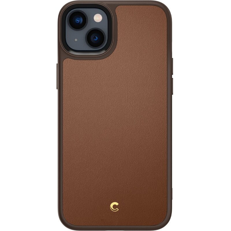 Ochranný kryt pro iPhone 14 PLUS - Spigen, Cyrill Kajuk Mag Saddle Brown