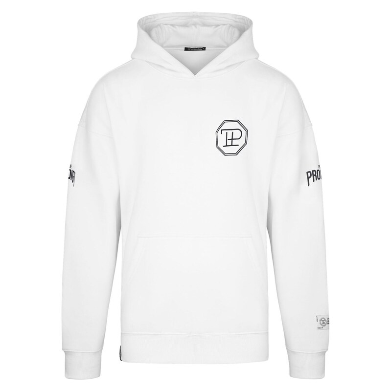 trueprodigy Mikina Kona černá / bílá