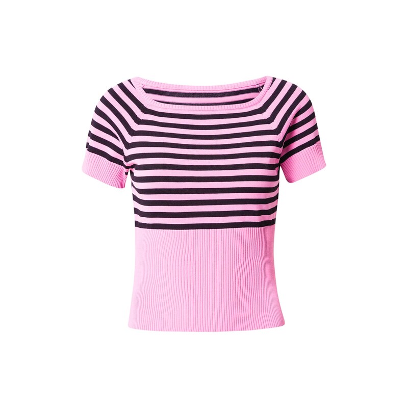 Bella x ABOUT YOU Tričko Sienna pink / černá
