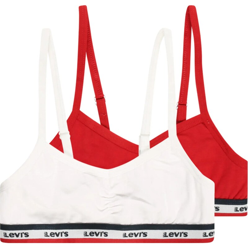 Levis Kids Podprsenka červená / černá / bílá
