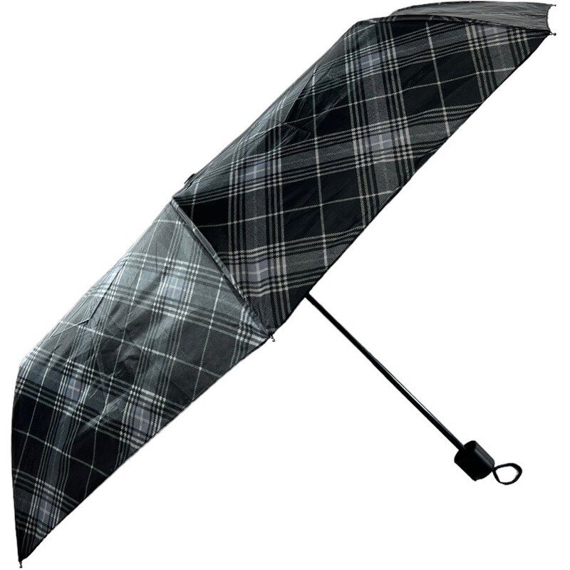 Swifts Kostkovaný skládací deštník černobílá 1123