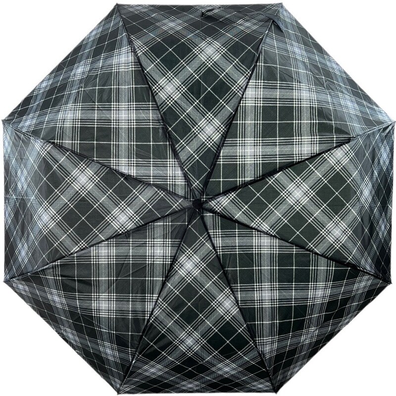 Swifts Kostkovaný skládací deštník černobílá 1123