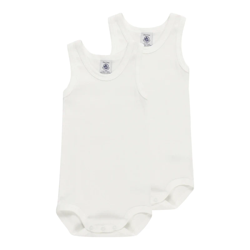 PETIT BATEAU Dupačky/body bílá