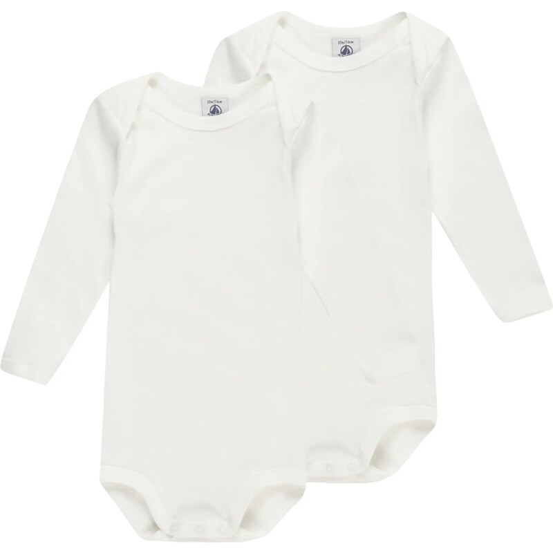 PETIT BATEAU Dupačky/body bílá