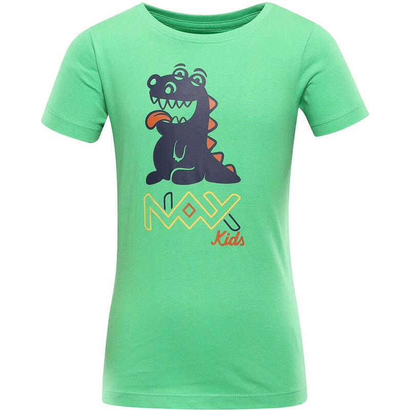 Dětské bavlněné triko NAX - LIEVRO - zelená