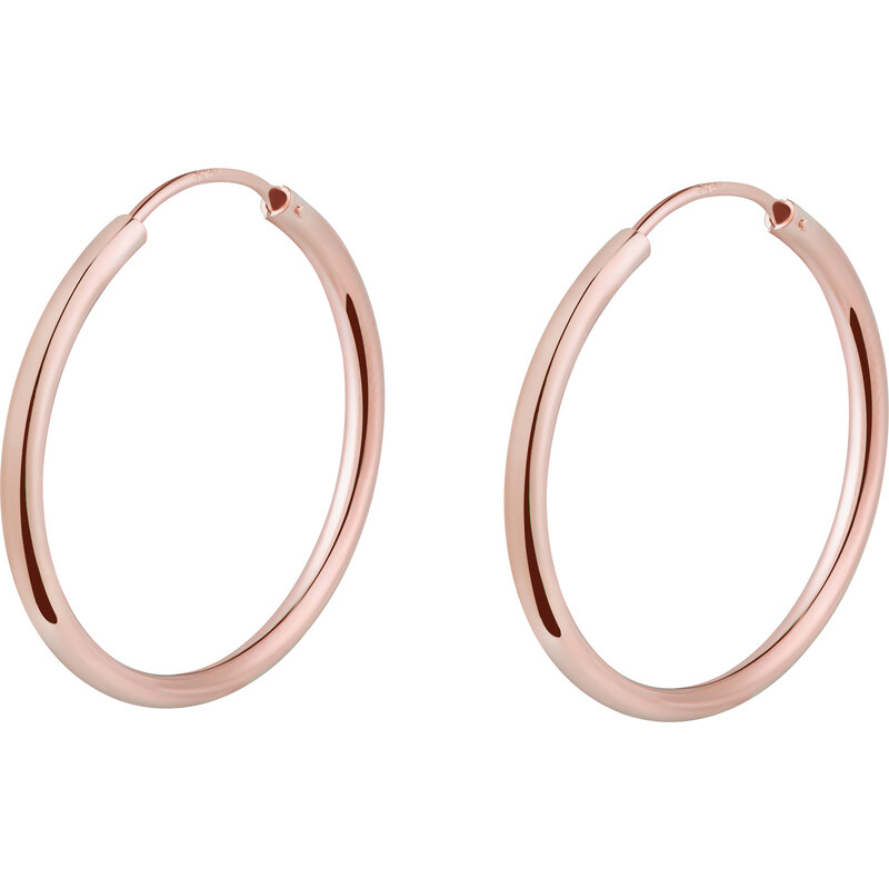 Olivie Stříbrné 3cm KRUHY ROSE 7085 73916989