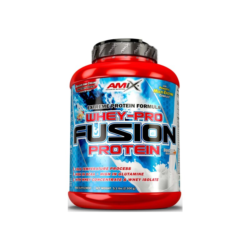 Proteinové prášky Amix Whey-Pro Fusion-2300g-Chocolate 00152-2300g-choc