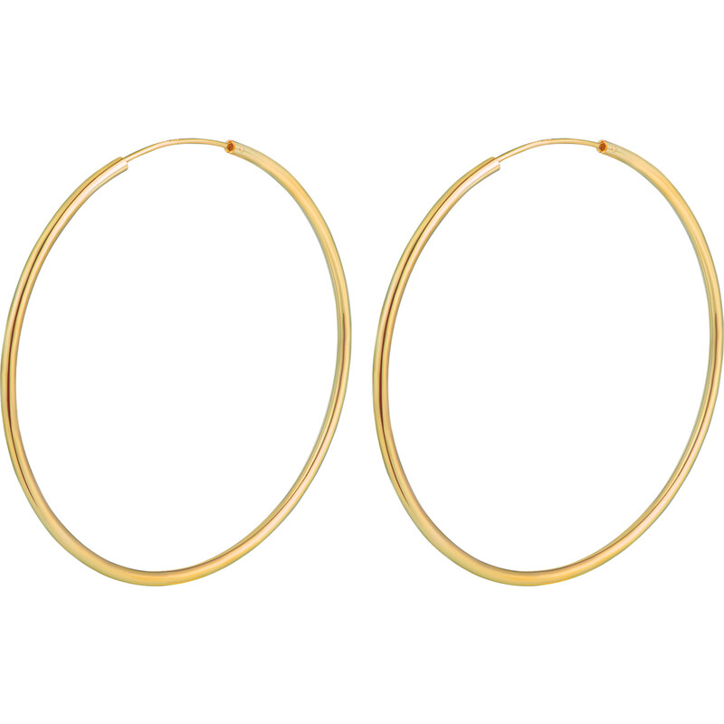 Olivie Stříbrné 5cm KRUHY GOLD 7090 73918933