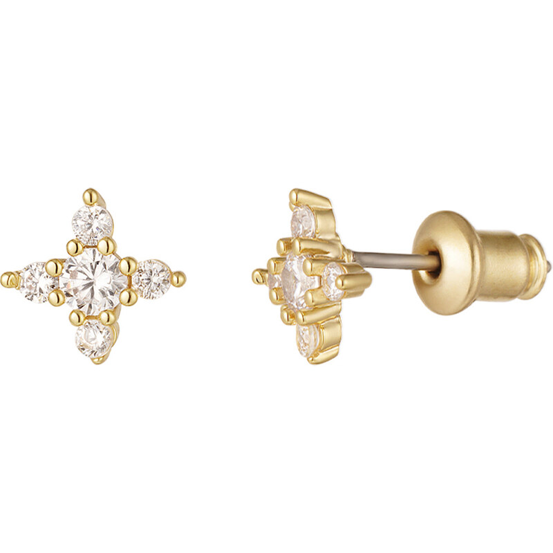 SYLVIENE Náušnice STAR Gold 115645504