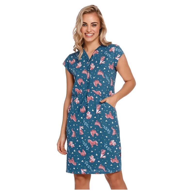 DN Nightwear Dámská noční košile Lesley se zvířátky