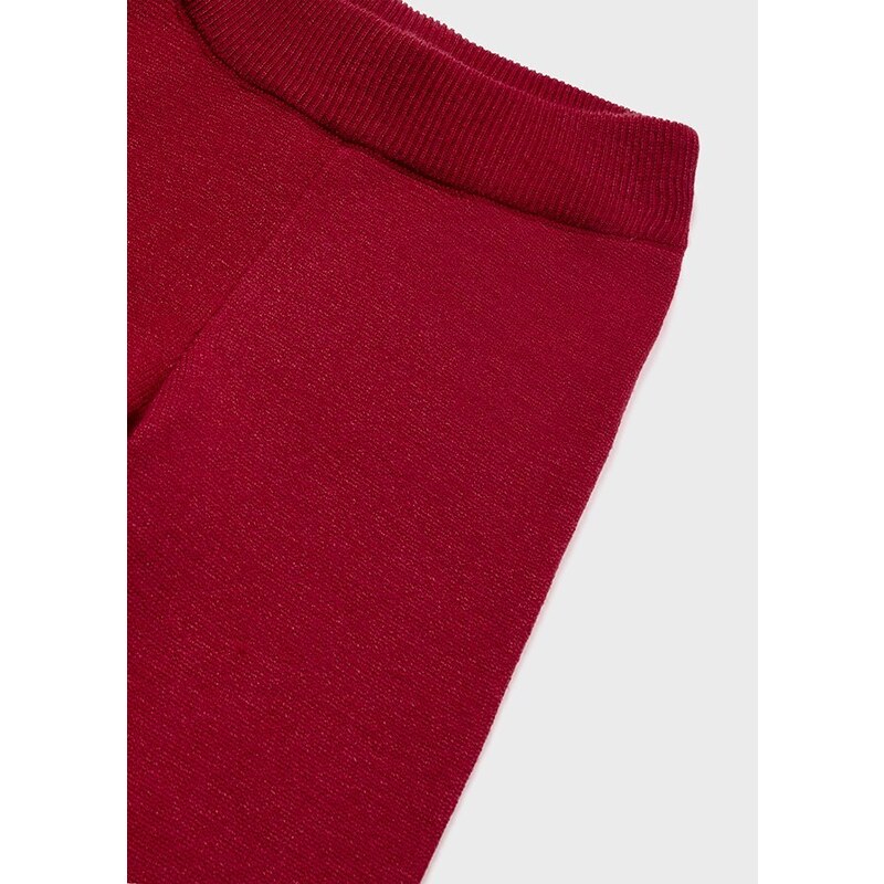 Dívčí pletený komplet svetr a tepláky, MAYORAL červená ZIMA