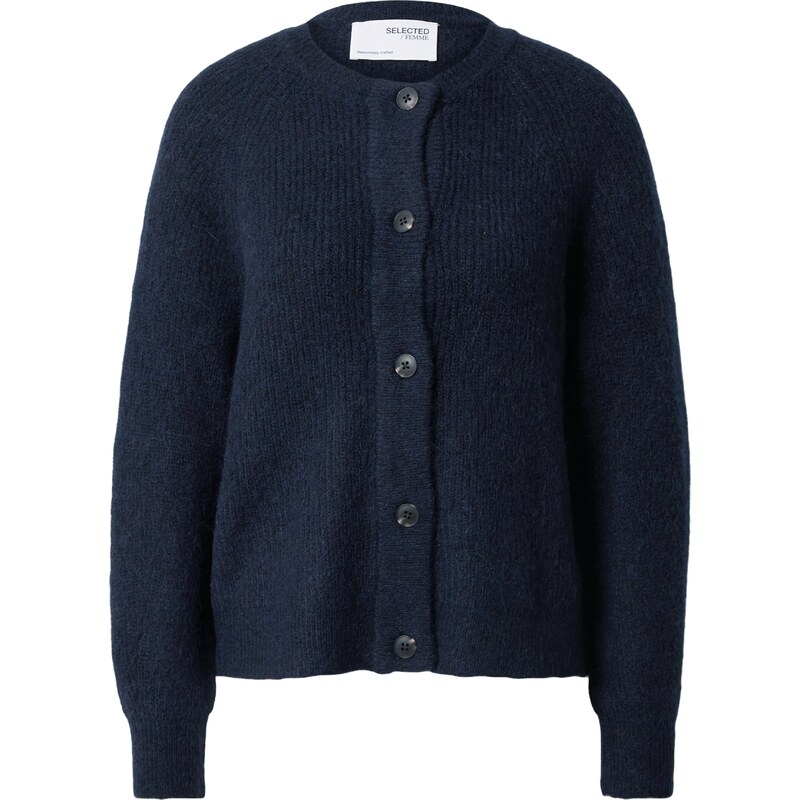 SELECTED Kardigan Lulu marine modrá