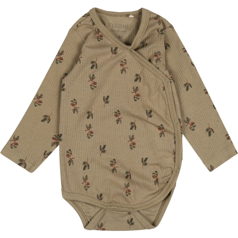 Fixoni Dupačky/body khaki / tmavě zelená / tmavě červená 112403215