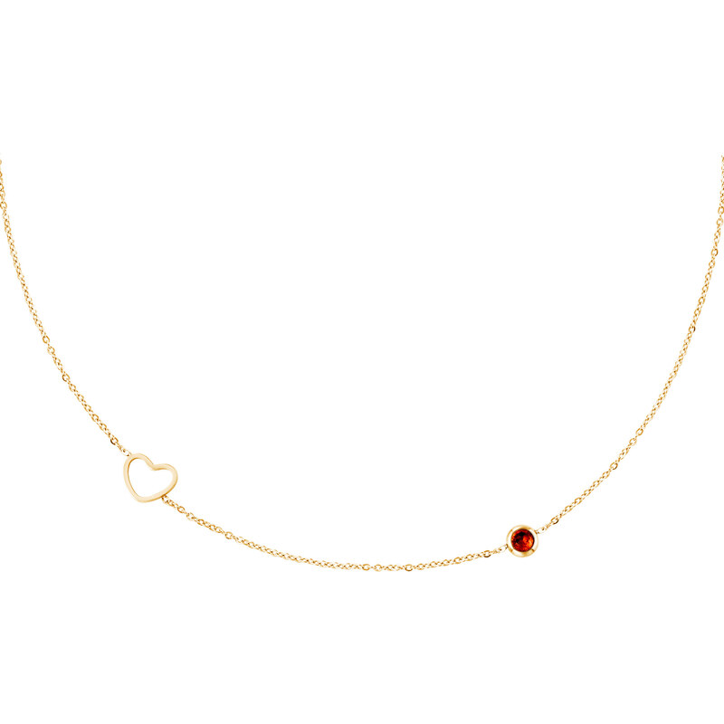 SYLVIENE Náhrdelník choker Birthstone Gold 108484178