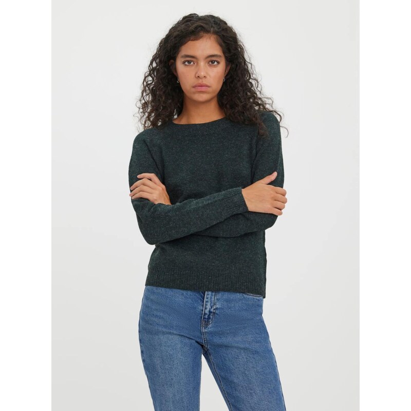 VERO MODA Svetr 'Doffy' jedle / pastelově zelená