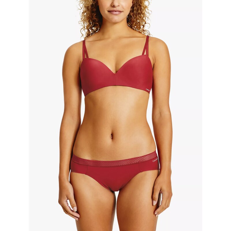 Dámské tanga QF6307E - XJU - červená - Calvin Klein 74066669