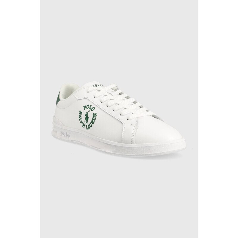 Sneakers boty Polo Ralph Lauren Hrt Crt Cl , bílá barva