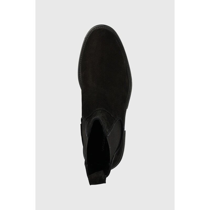 Semišové kotníkové boty Vagabond Shoemakers Johnny 2.0 pánské, černá barva