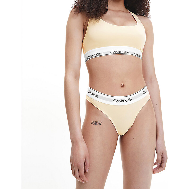 Calvin Klein Dámská tanga Modern Cotton Nat