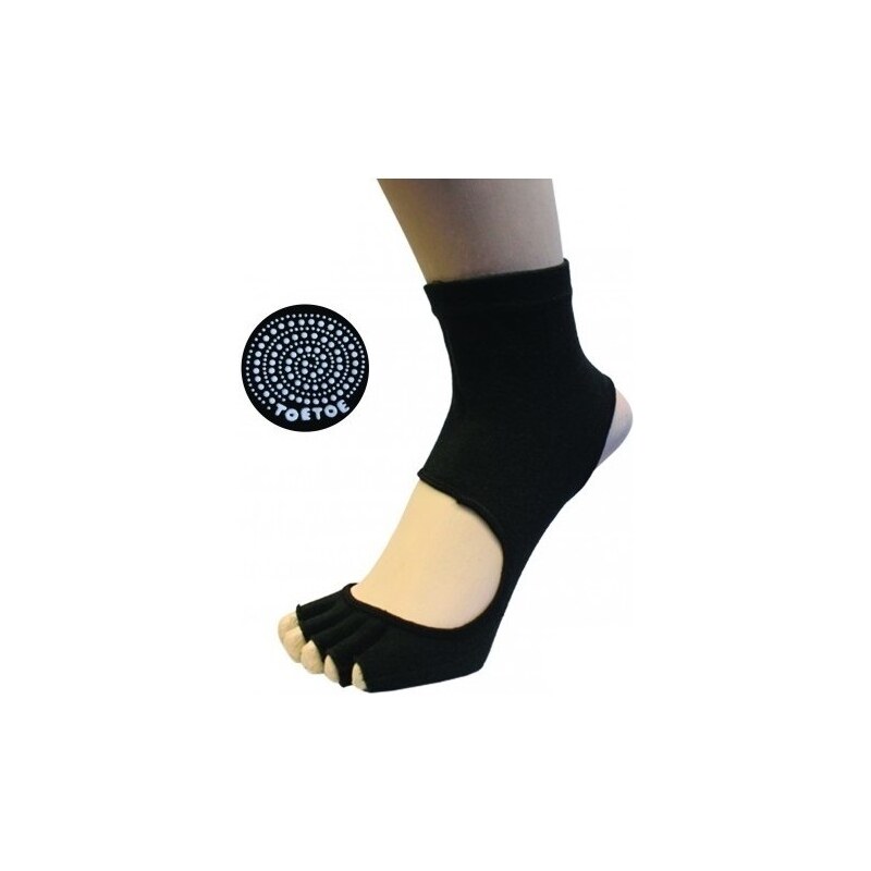 HEEL bezprstové joga ABS protiskluzové ponožky ToeToe tyrkysová M