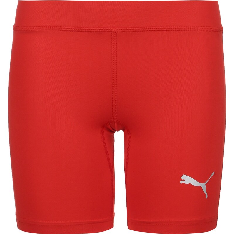 PUMA Sportovní kalhoty Liga červená / bílá