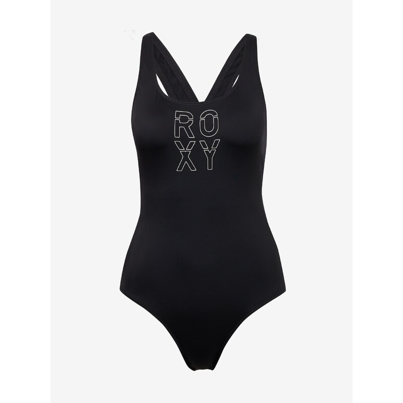 Černé jednodílné plavky s potiskem Roxy - Dámské