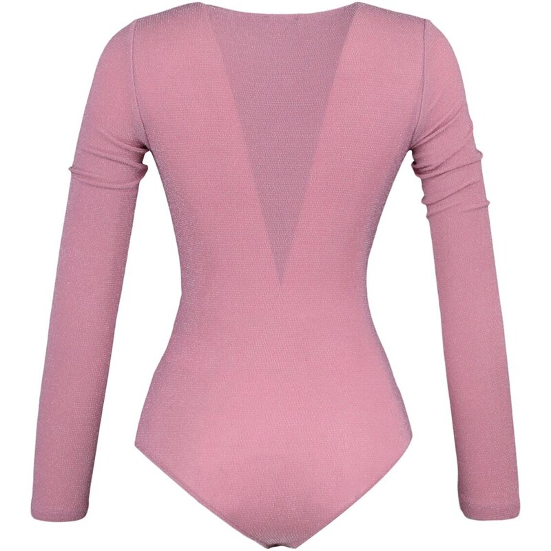 Trendyol Pink Knitted Bodysuit