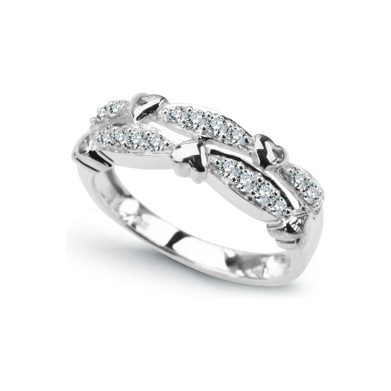 STAVIORI Luxusní zlatý prsten s diamantem PBD4053