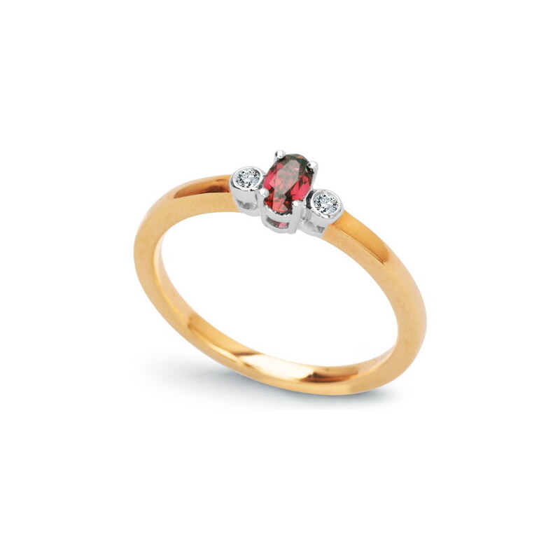 STAVIORI Luxusní zlatý prsten s diamantem PXD3684